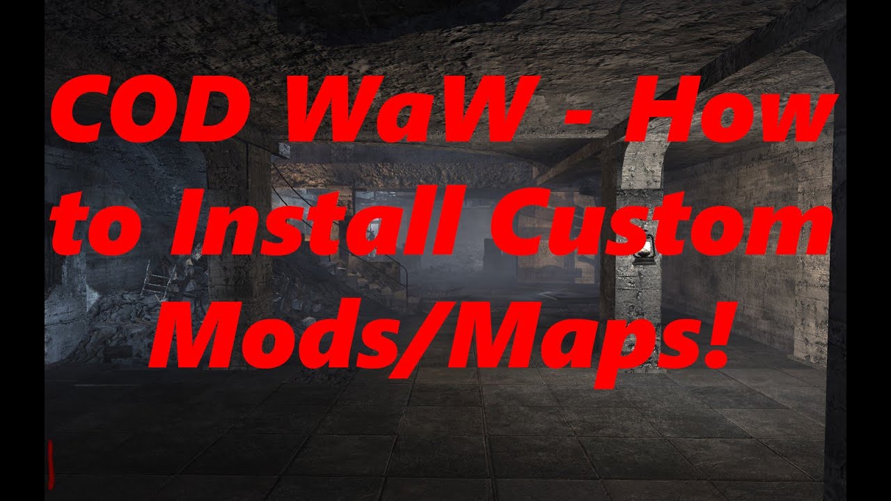 how to install custom zombie maps waw pc dvd